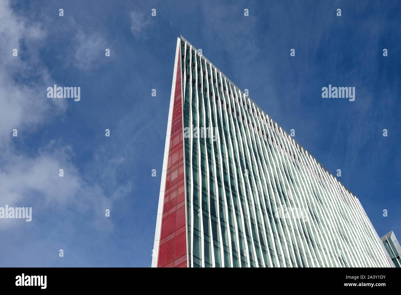 Una vista ravvicinata della Nova edificio in Victoria, Londra, Regno Unito Foto Stock