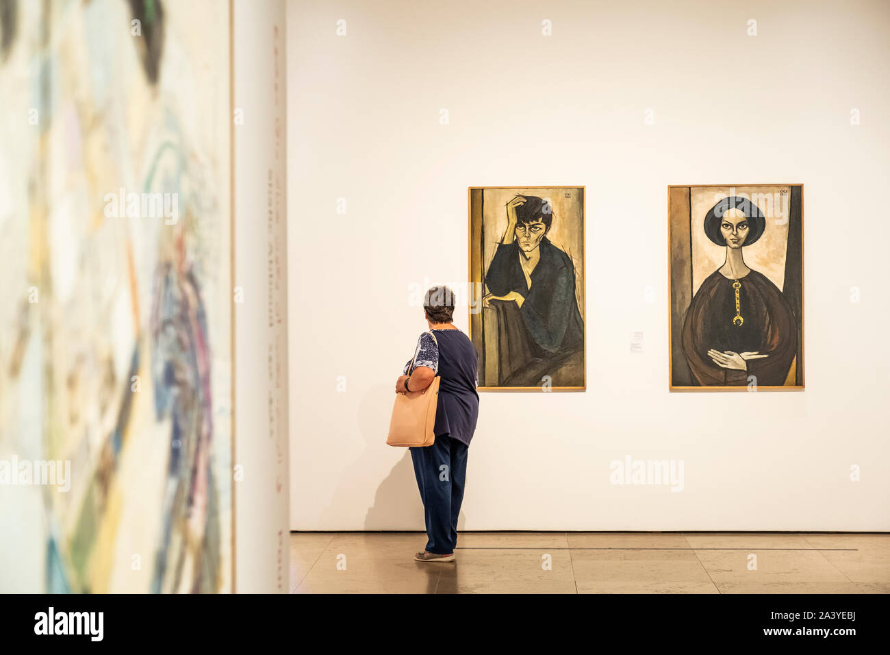 Dipinti nel Museo Sursock a Beirut, Libano Foto Stock