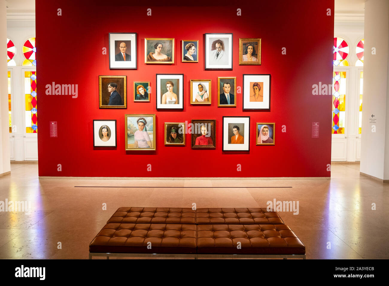 Dipinti nel Museo Sursock a Beirut, Libano Foto Stock