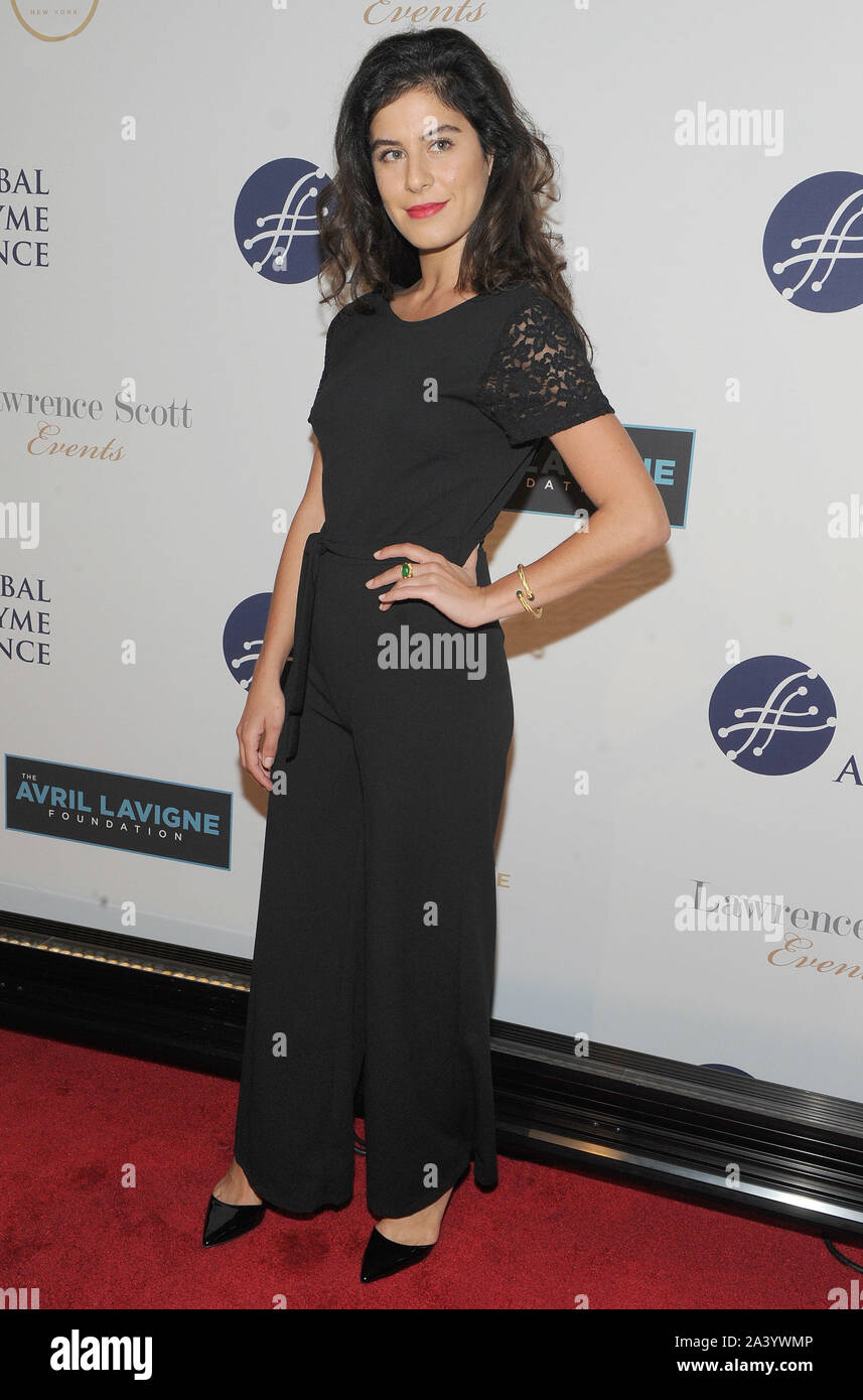 New York, New York, Stati Uniti d'America. 10 ottobre, 2019. Marie-Lou Nahhas assiste la Global Alliance di Lyme quinto annuale di New York City di Gala del 10 ottobre 2019 nella città di New York. Credito: John Palmer/media/punzone Alamy Live News Foto Stock