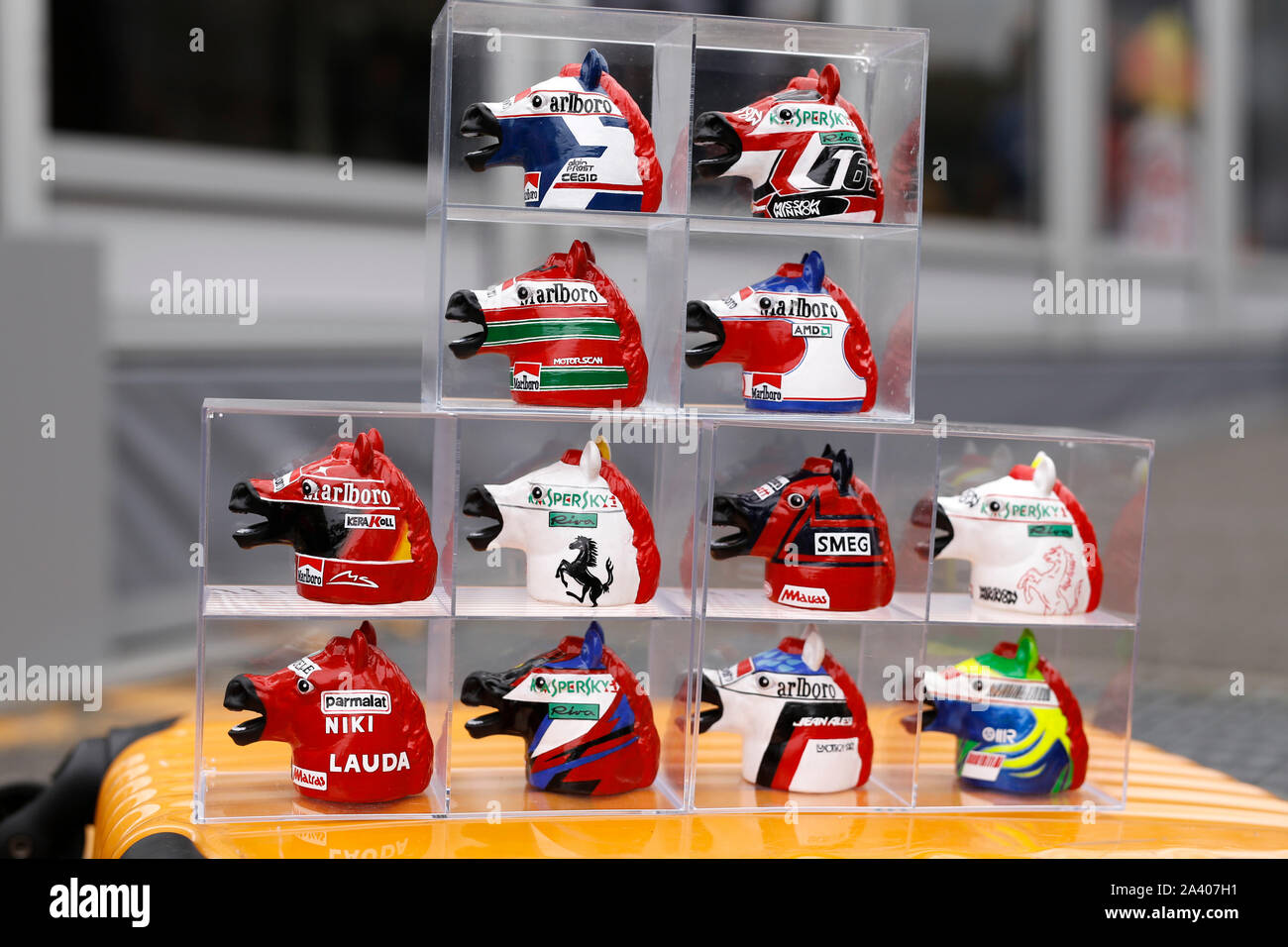 Suzuka, in Giappone. Undicesimo oct, 2019. Motorsports: FIA Formula One World Championship 2019, il Gran Premio del Giappone, Ferrari ventilatore | Utilizzo di credito in tutto il mondo: dpa/Alamy Live News Foto Stock