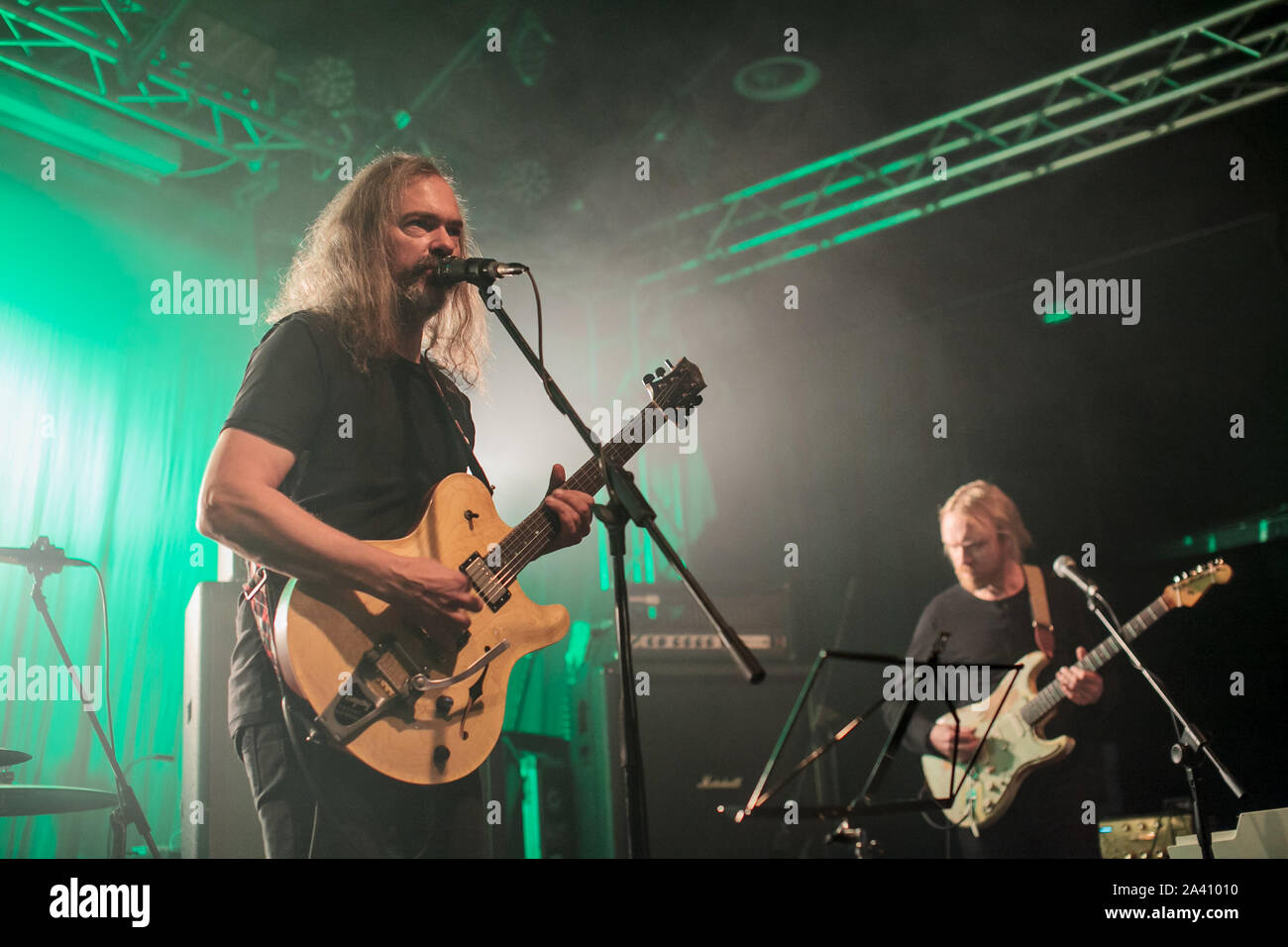 Torino, Italia. 10 ottobre, 2019. La Norwegian rock band ovvero i Motorpsycho eseguire live a Torino. (Foto di Daniele Baldi/Pacific Stampa) Credito: Pacific Press Agency/Alamy Live News Foto Stock