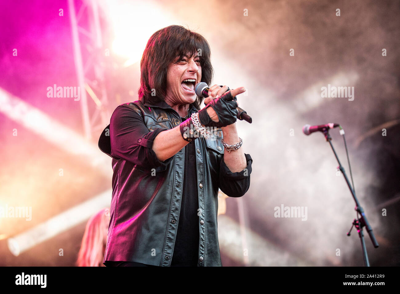 Solvesborg, Svezia. 5th, Giugno 2019. Il cantante e musicista Joe Lynn Turner esegue un concerto dal vivo durante la Presidenza svedese music festival Sweden Rock Festival 2019. (Photo credit: Gonzales foto - Terje Dokken). Foto Stock