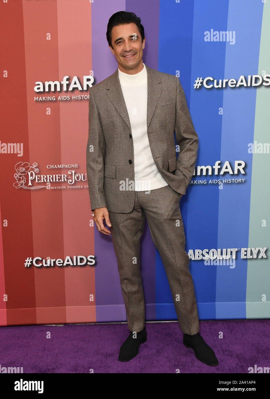 Los Angeles, California, USA. 10 ottobre, 2019. 10 Ottobre 2019 - Los Angeles, California - Giles Marini. 2019 amfAR Gala di Los Angeles tenutosi presso il latte Studios. Photo credit: Birdie Thompson/AdMedia /MediaPunch Credito: MediaPunch Inc/Alamy Live News Foto Stock