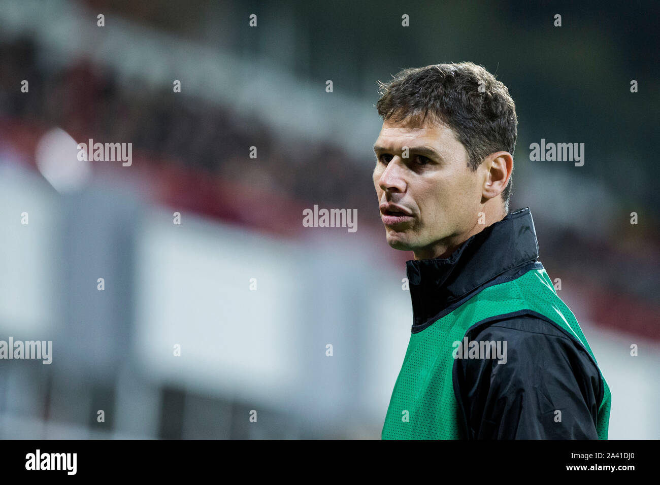 Krusevac, Serbia. 10 ottobre, 2019. L'ex giocatore della nazionale serba team Nikola Zigic. Credito: Nikola Krstic/Alamy Live News Foto Stock