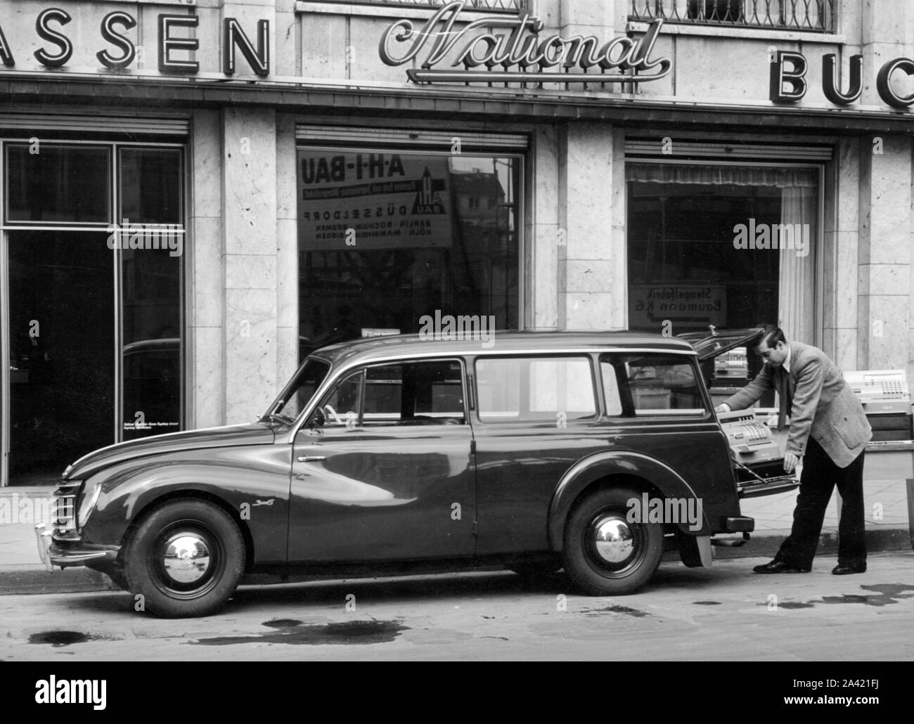 1954 DKW Universal station wagon. Foto Stock