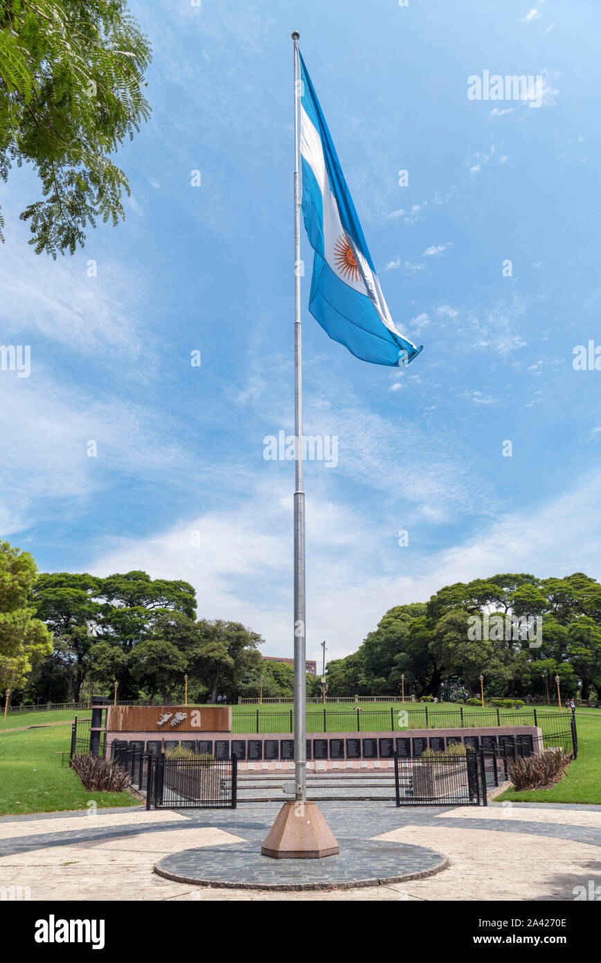 Monumento a los Caídos en Malvinas (monumento ai caduti delle Malvine), Plaza San Martin, Parque del Retiro, Buenos Aires, Argentina, Sud America Foto Stock