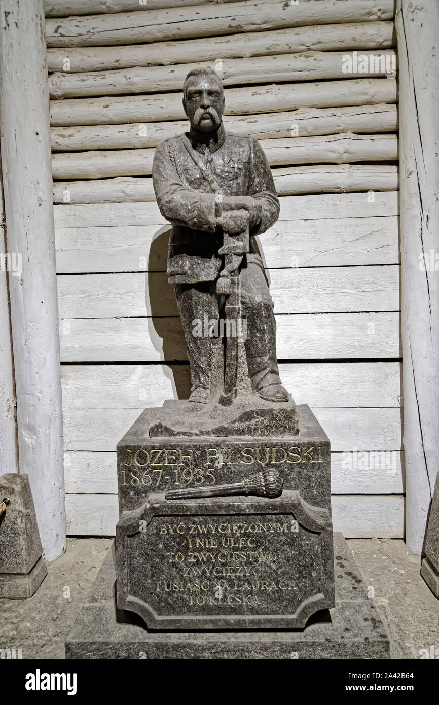 Wieliczka, Polonia. 17 Agosto, 2019. UNESCO-elencate le Miniere di Sale di Wieliczka sito si trova a Wieliczka, vicino a Cracovia in Polonia. Foto Stock
