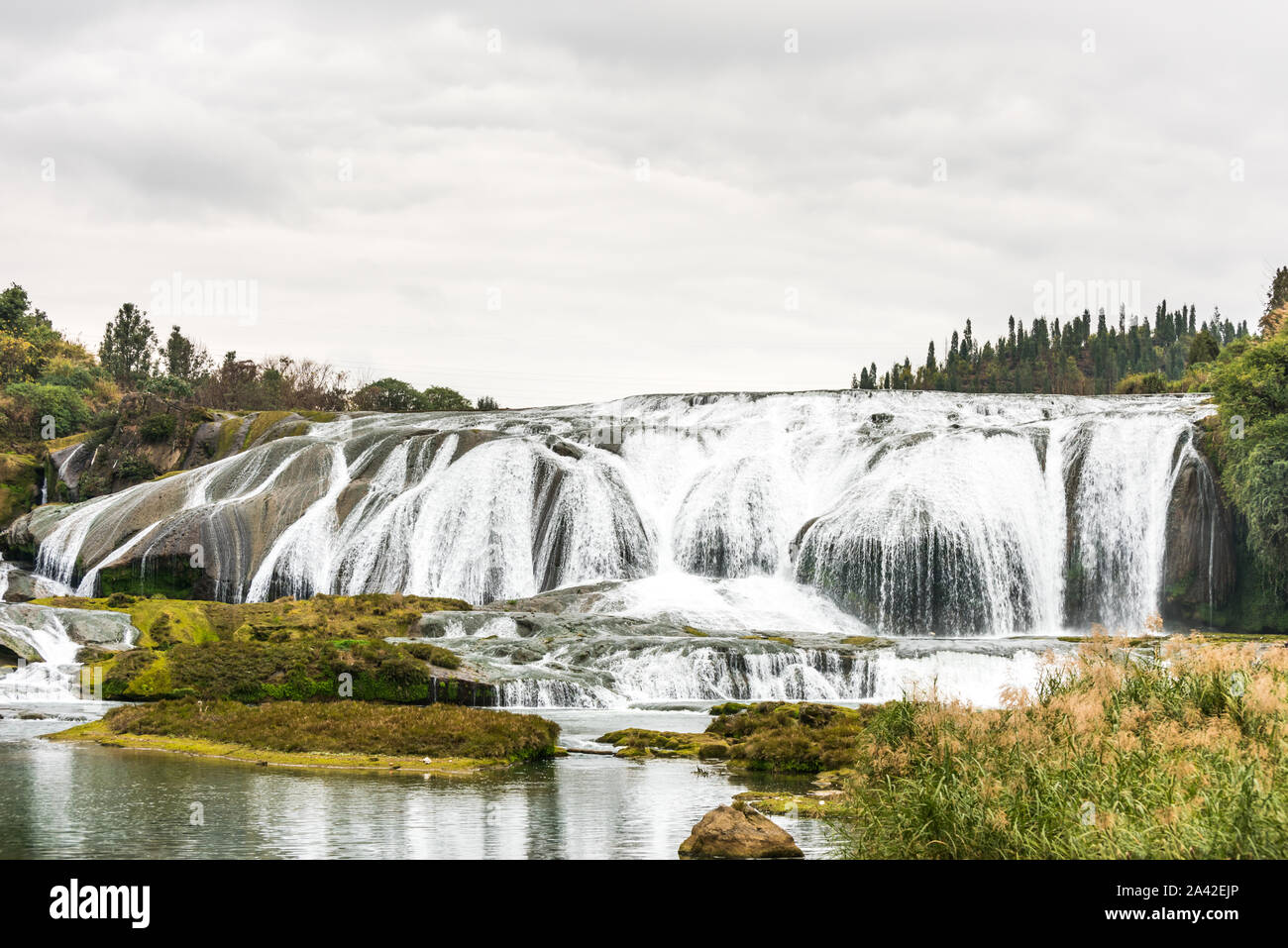 Il più grande del mondo di cascata cluster. Ci sono 18 in tutto Foto Stock