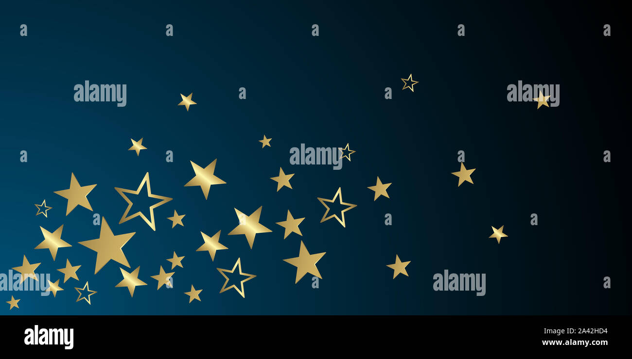 Natale glitter stelle disegno astratto vettore completo banner Foto Stock