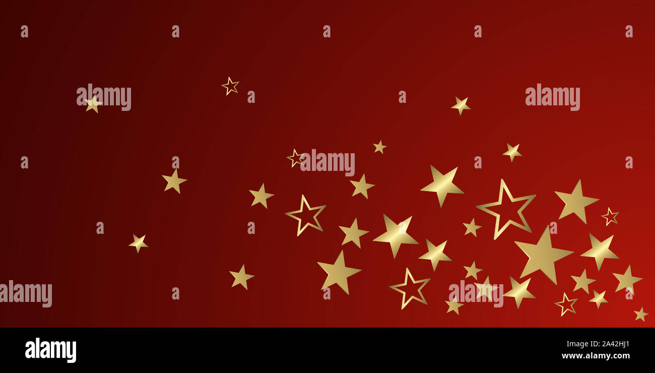 Natale glitter stelle disegno astratto vettore completo banner Foto Stock