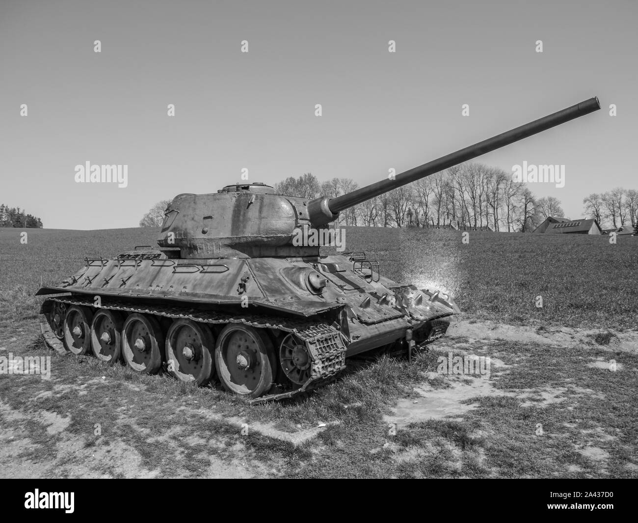 Russo T-34 serbatoio Foto Stock