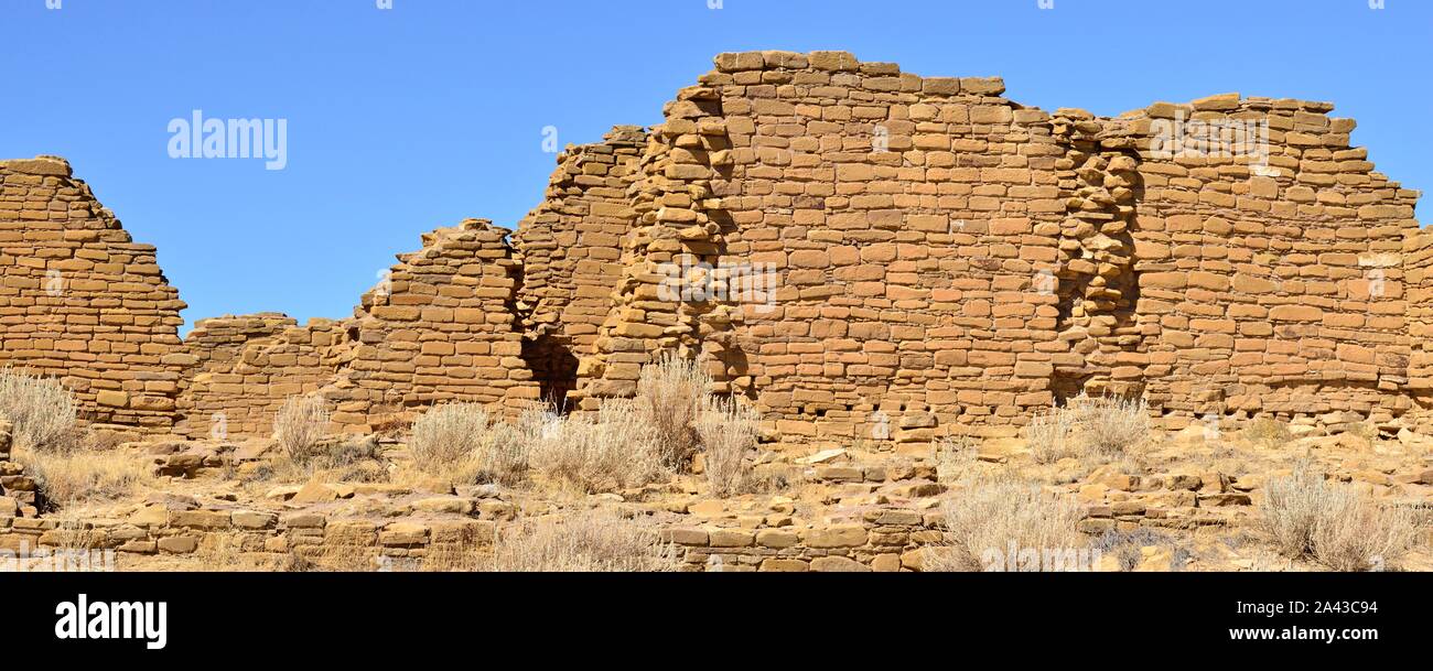 Nuovo Alto (1110-1250S), Nord Mesa, Chaco altopiano, NM 190913 75326 Foto Stock