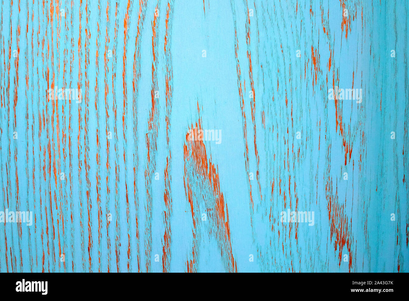Rustico decorativi in legno color turchese sfondo per gli sfondi e design. Foto Stock