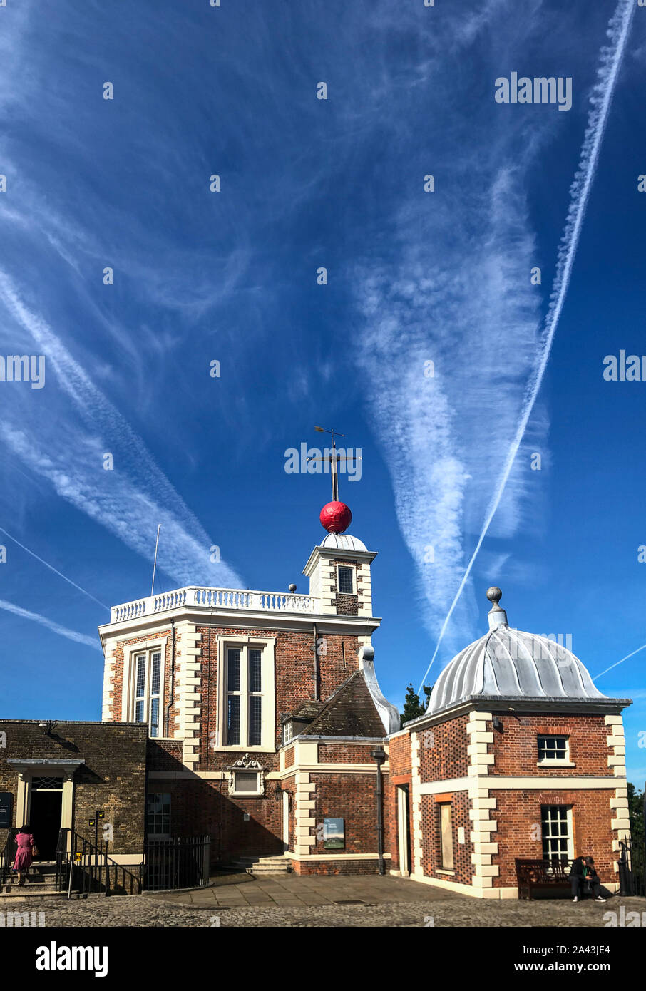 Sfera di tempo, Osservatorio Reale di Greenwich Foto Stock