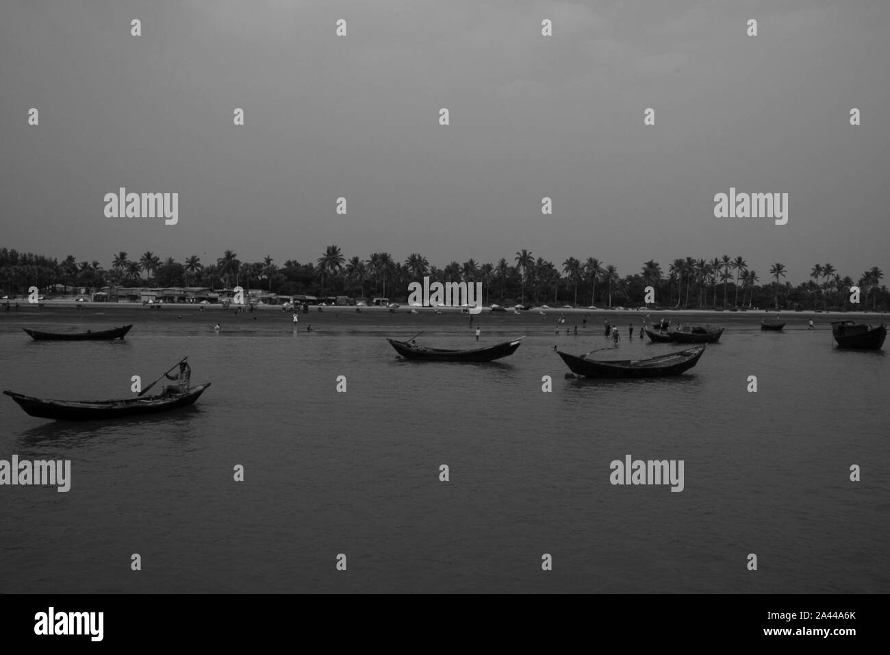 Kuakata mare spiaggia, Patuakhali, Bangladesh Foto Stock