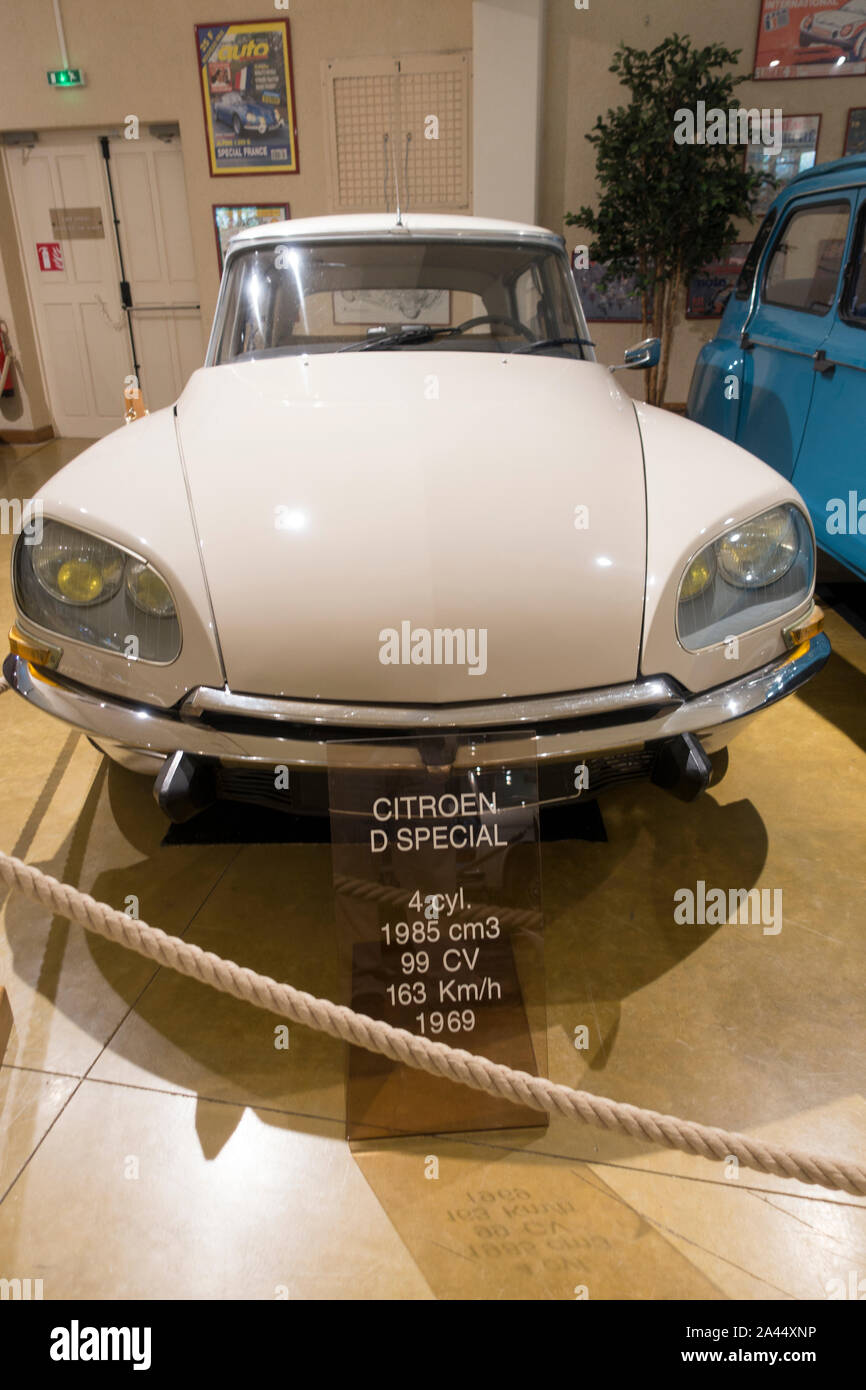 Museo dell'automobile di Loheac Foto Stock