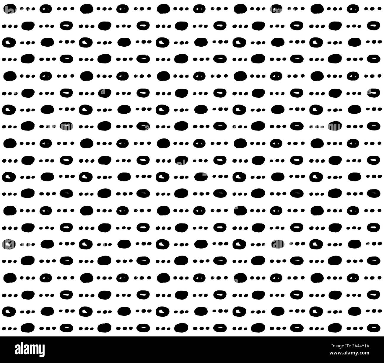 Abstract pattern seamless sfondo. Colorata disegnati a mano forme ovali. Semplice texture moderna per il design di tendenza Foto Stock