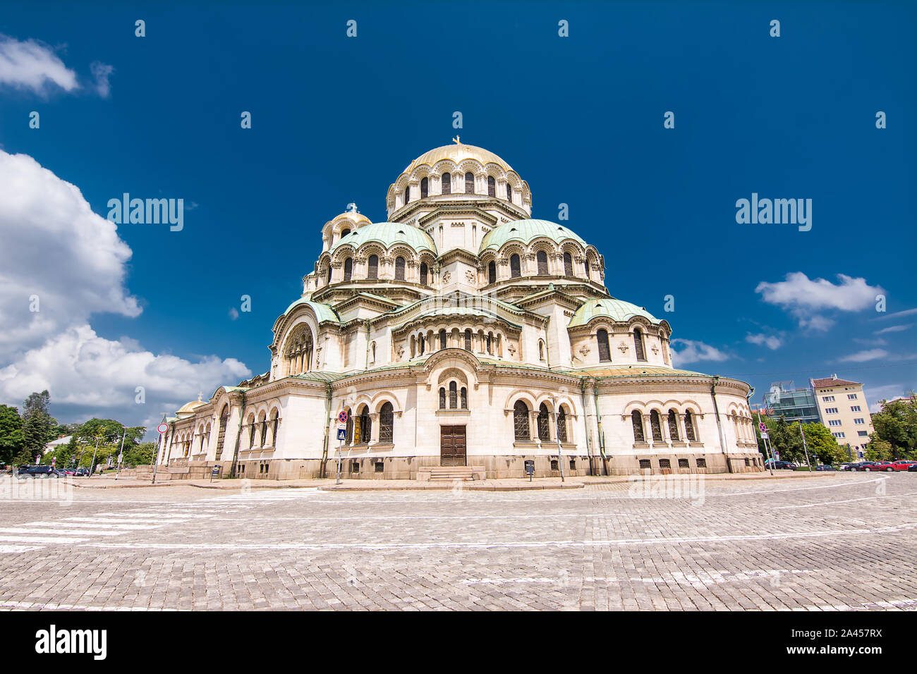 Saint Alexander cattedrale ortodossa a Sofia (Bulgaria) Foto Stock