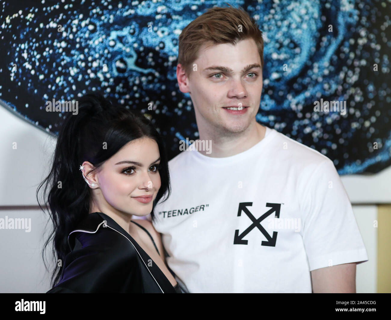 Las Vegas, Stati Uniti. 05 apr, 2019. (FILE) Ariel inverno e il ragazzo Levi Meaden Split. Ariel inverno e il suo fidanzato, Levi Meaden, hanno chiamato si chiude dopo quasi tre anni di vita insieme. LAS VEGAS, NEVADA, Stati Uniti d'America - 05 aprile: Ariel inverno e Levi Meaden arrivano al Kaos Dayclub e night club Grand Opening Weekend al Palms Casino Resort tenutosi a Kaos Dayclub e night club del Palms Casino Resort il 5 aprile 2019 a Las Vegas, Nevada, Stati Uniti. (Foto di Xavier COLLIN/Image Press Agency) Credito: Image Press Agency/Alamy Live News Foto Stock