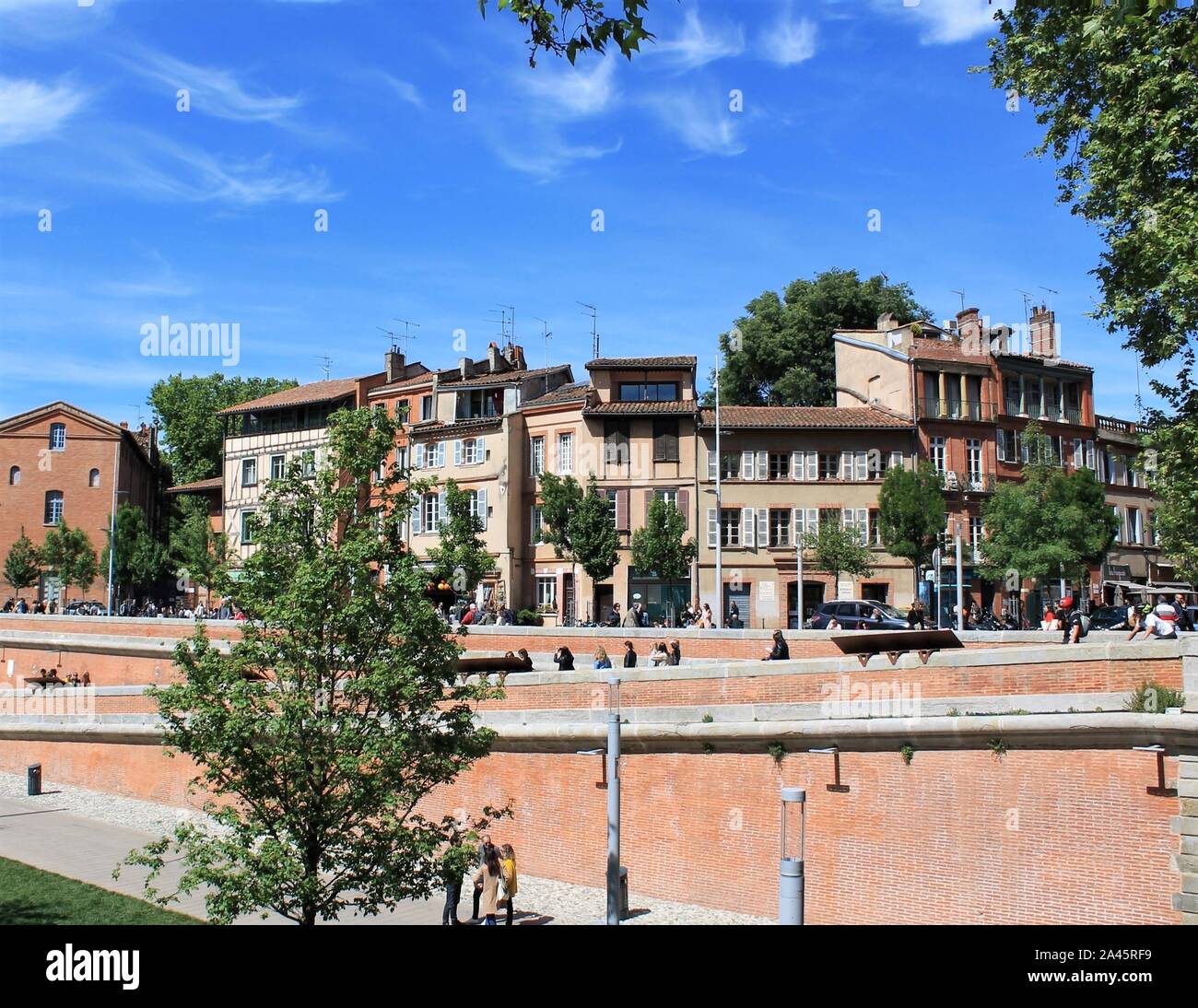 Piazza Daurade a Tolosa centro storico, Haute Garonne, regione Occitanie, Francia Foto Stock
