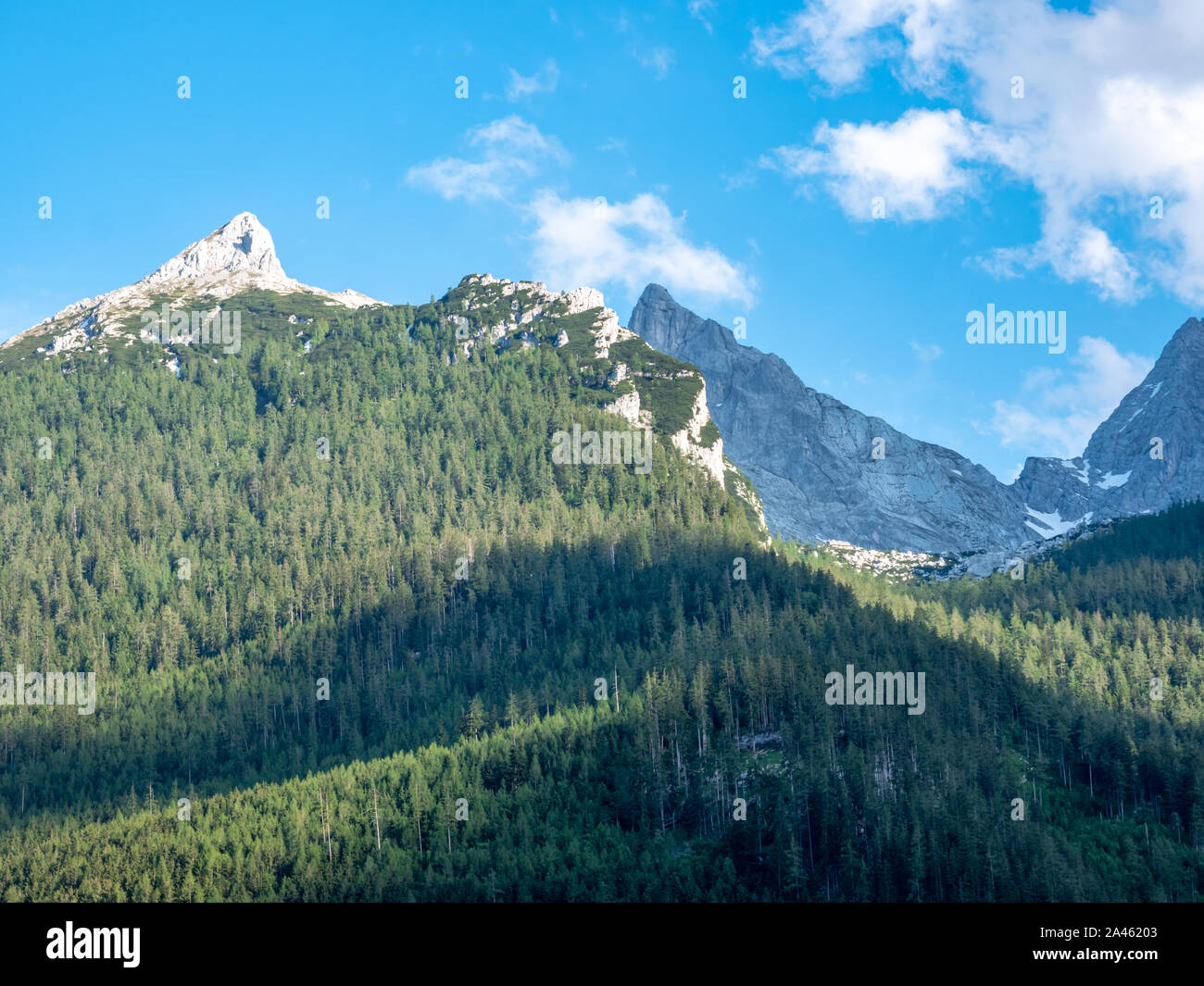 Hochkalter mountain a Berchtesgaden Foto Stock