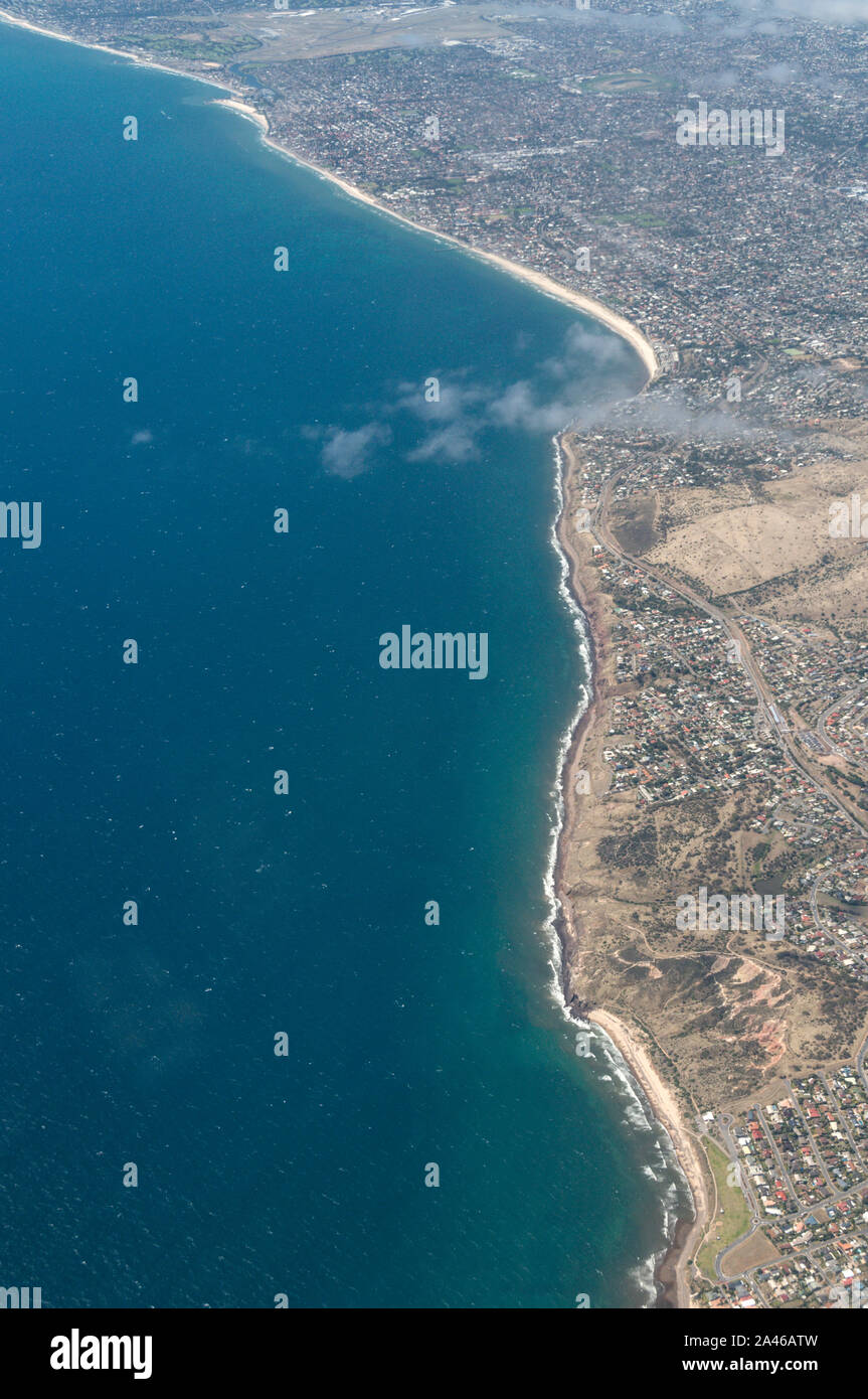 San Marino un elegante sobborgo, rivolto verso l'Oceano del Sud costa vicino Adelaide nel South Australia Foto Stock