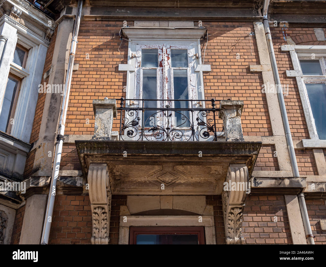 Il passato di una vecchia casa Foto Stock