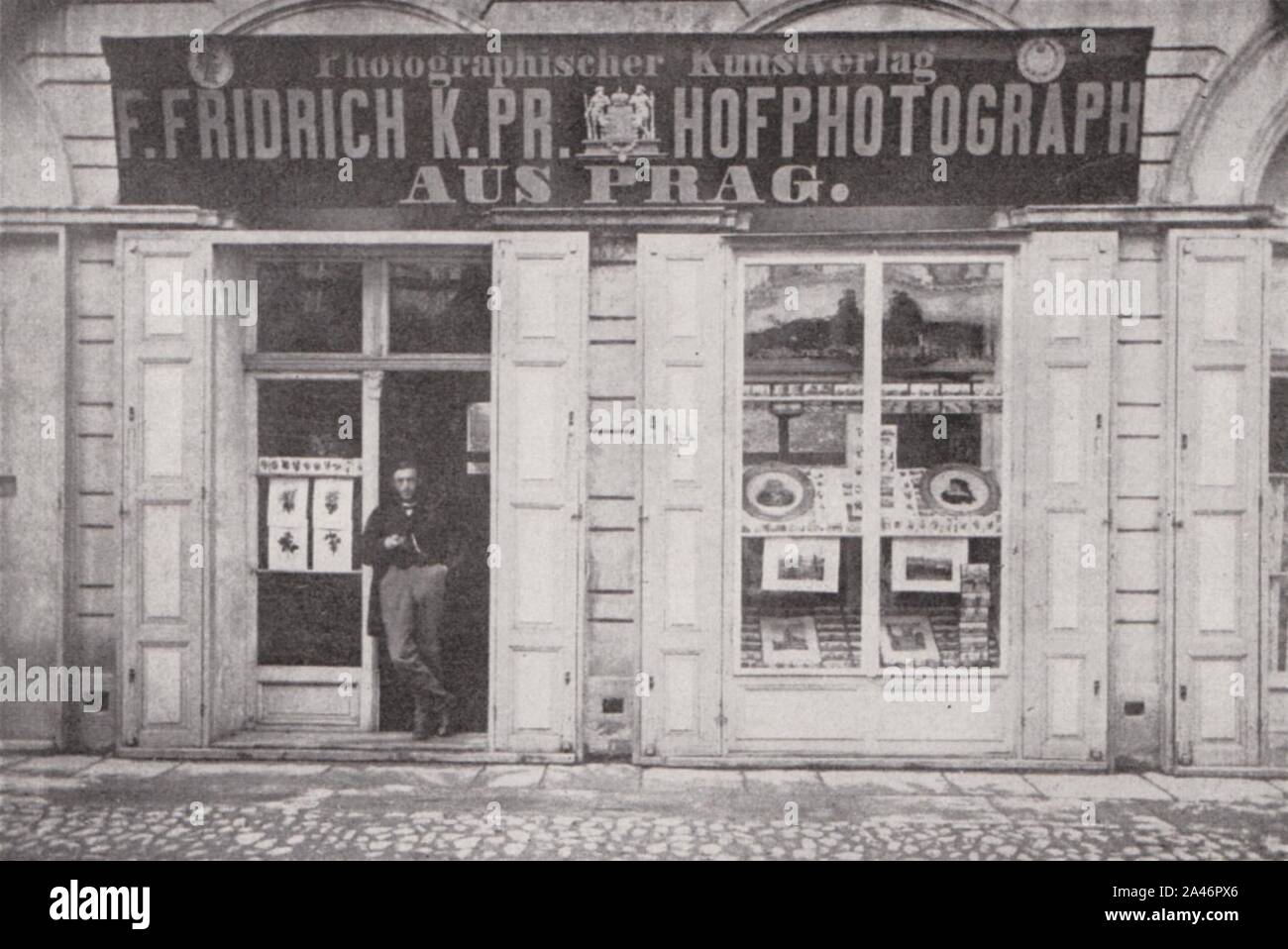 KarlovyVary FFridrich 1865. Foto Stock
