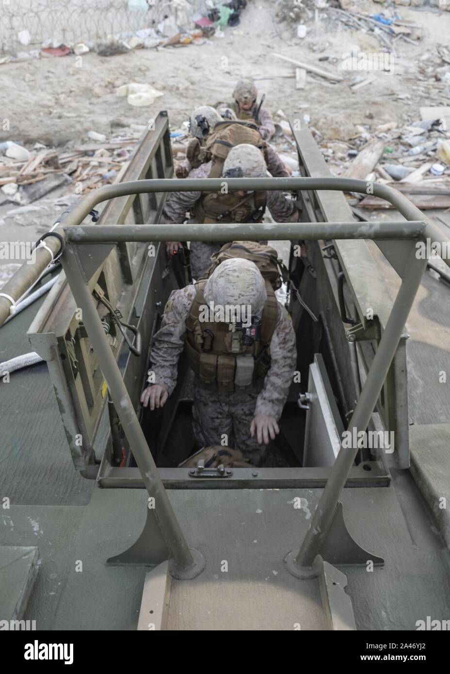 Flotta di sicurezza antiterrorismo Team compan Foto Stock