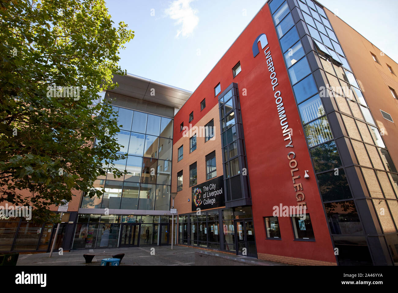 La città di Liverpool college Arts Centre liverpool community college Liverpool England Regno Unito Foto Stock