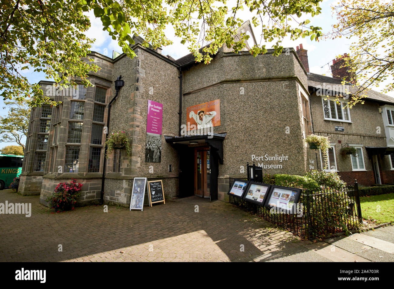 Port Sunlight museum Port Sunlight England Regno Unito Foto Stock
