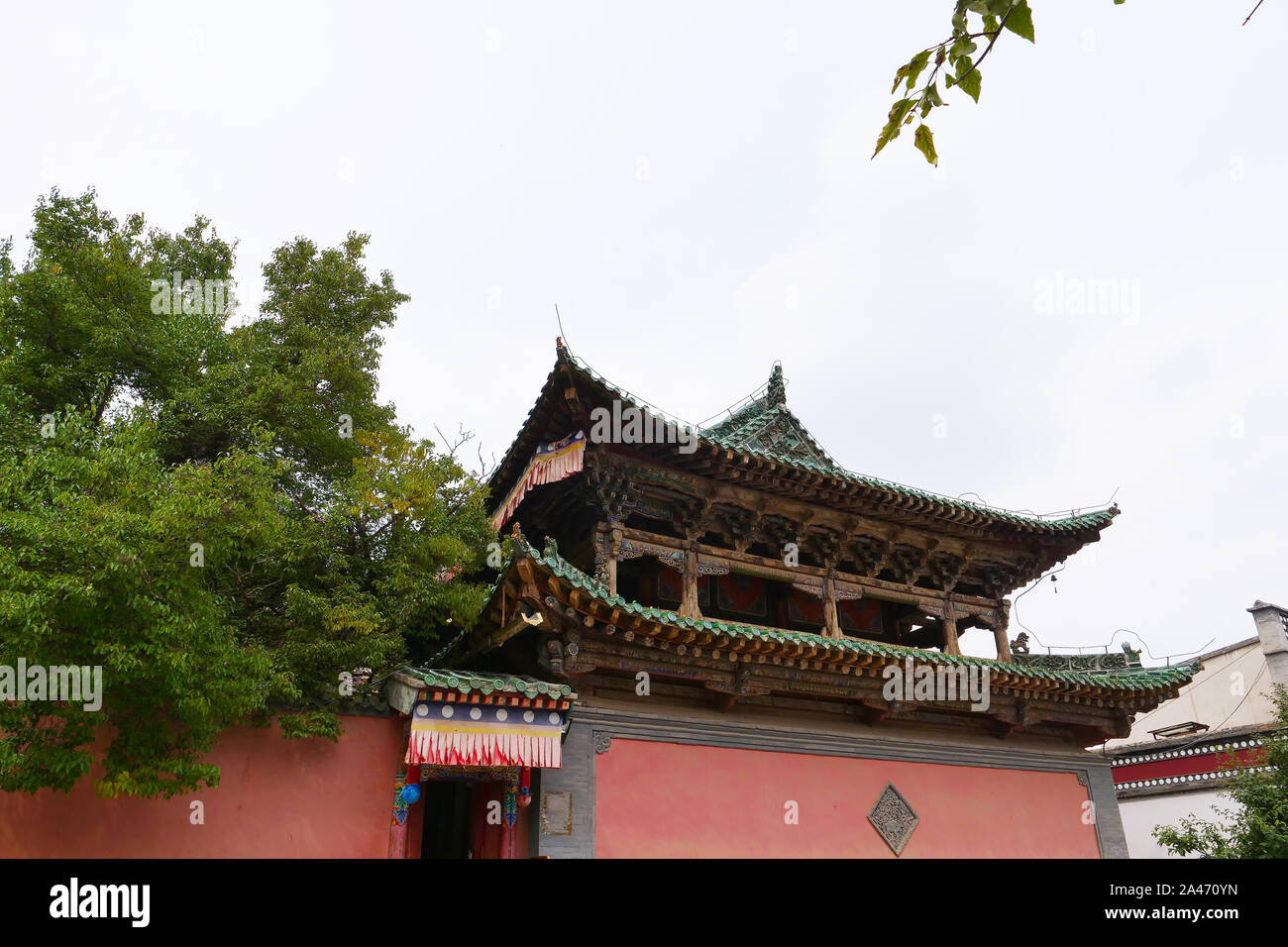 Monastero di Kumbum, Ta'er un tempio del buddismo tibetano monastero nella contea di Huangzhong, Xining Qinghai in Cina. Foto Stock