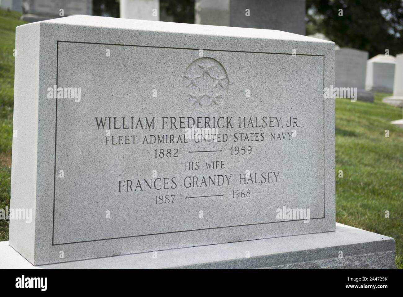 Fleet Admiral William Frederick Halsey Jr. (19351365942). Foto Stock