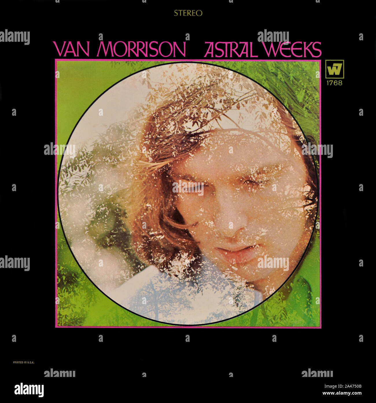 Van Morrison - copertina originale dell'album in vinile - Astral Weeks - 1968 Foto Stock