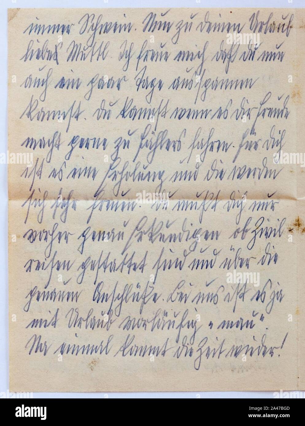 Feldpost von Hans 1943-02-17 3. Foto Stock Feldpost von Hans 1943-02-17 3. Foto Stock
