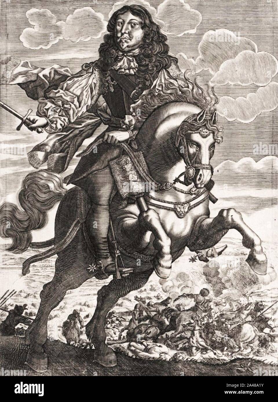 Filip Ludwik Schleswig-Holstein-Sonderburg-Wiesenburg. Foto Stock