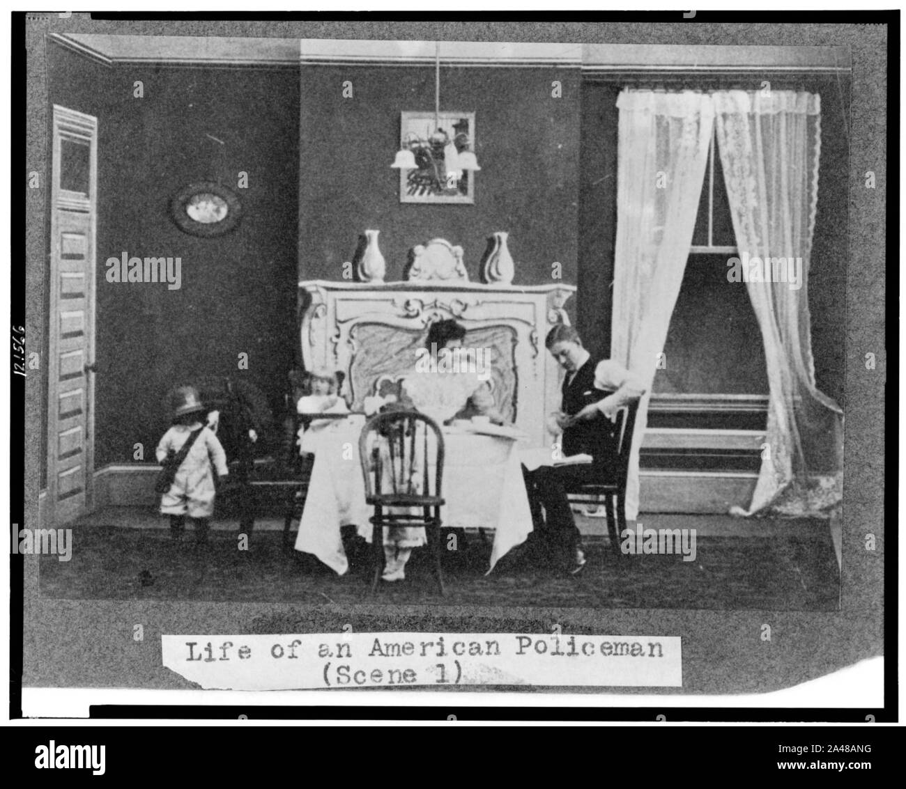 Film ancora di scena 1 dal film "La vita di un poliziotto americano' Foto Stock