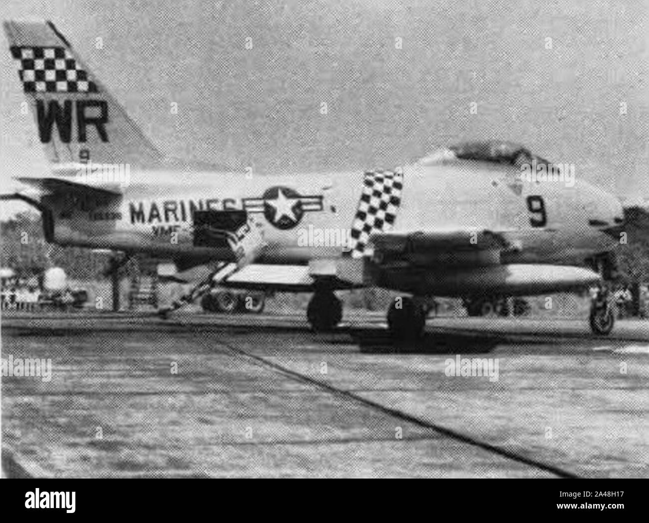 FJ-3 VMF-312 MCAS CherryPoint NAN6-57. Foto Stock