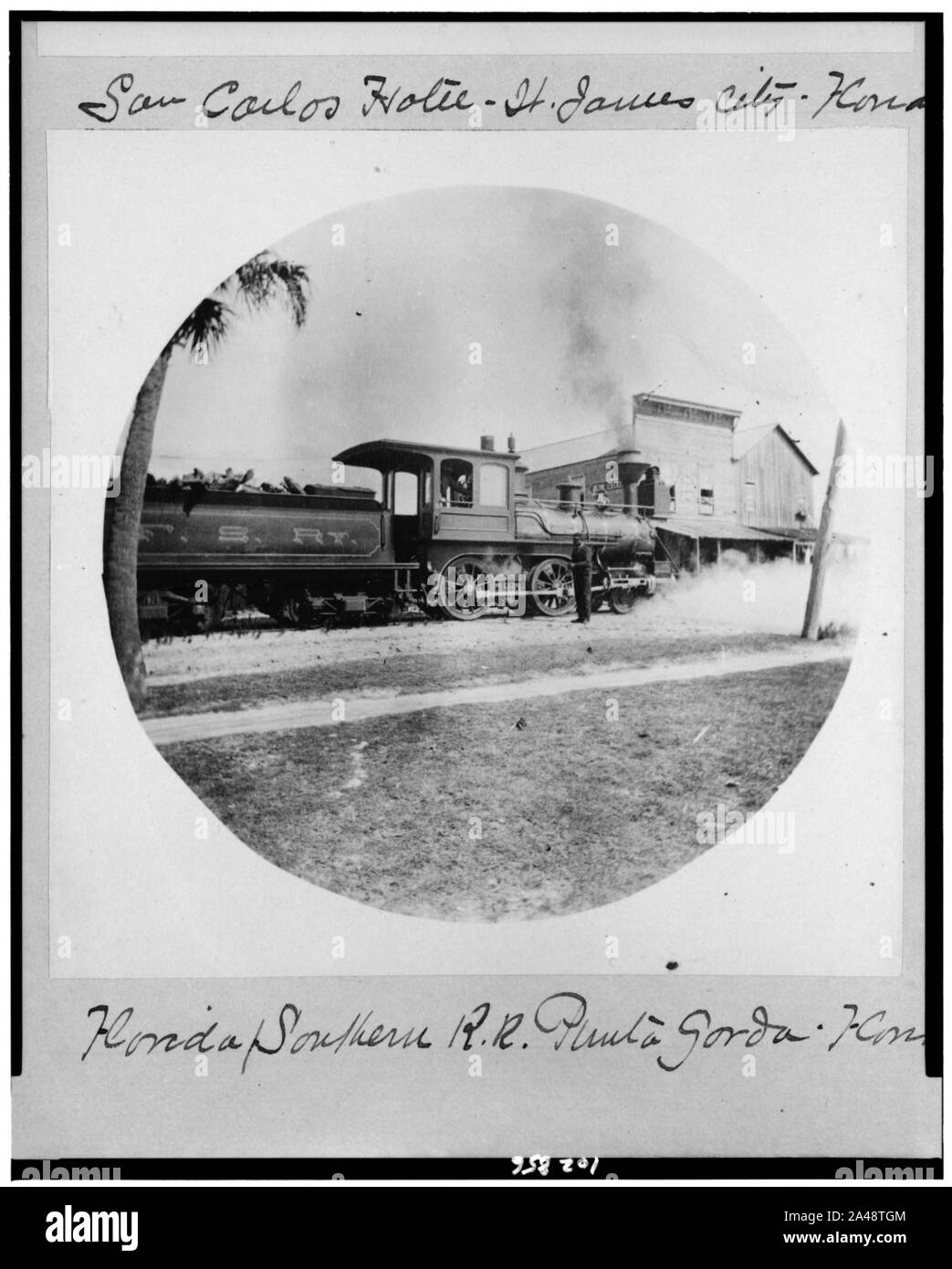 Floridia. Southern R.R., Punta Gorda, Florida Foto Stock