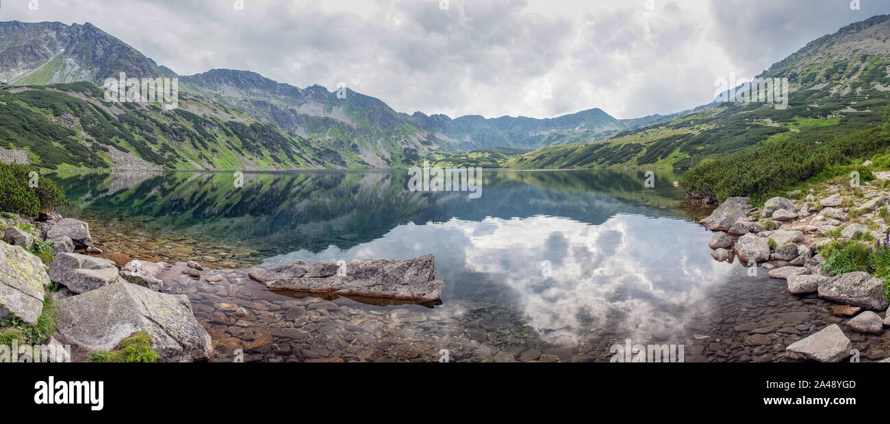 Valle dei Cinque Laghi polacca (Dolina Pięciu Stawów Polskich) Foto Stock