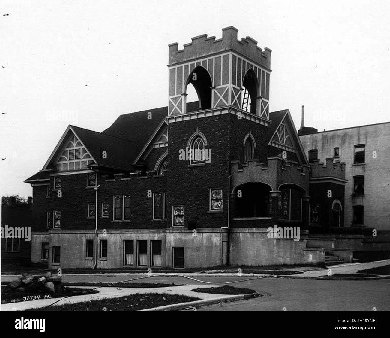 Primo Regno Chiesa Presbiteriana, 14th Ave all'angolo nord-ovest e la molla St, Seattle (CURTIS 383). Foto Stock