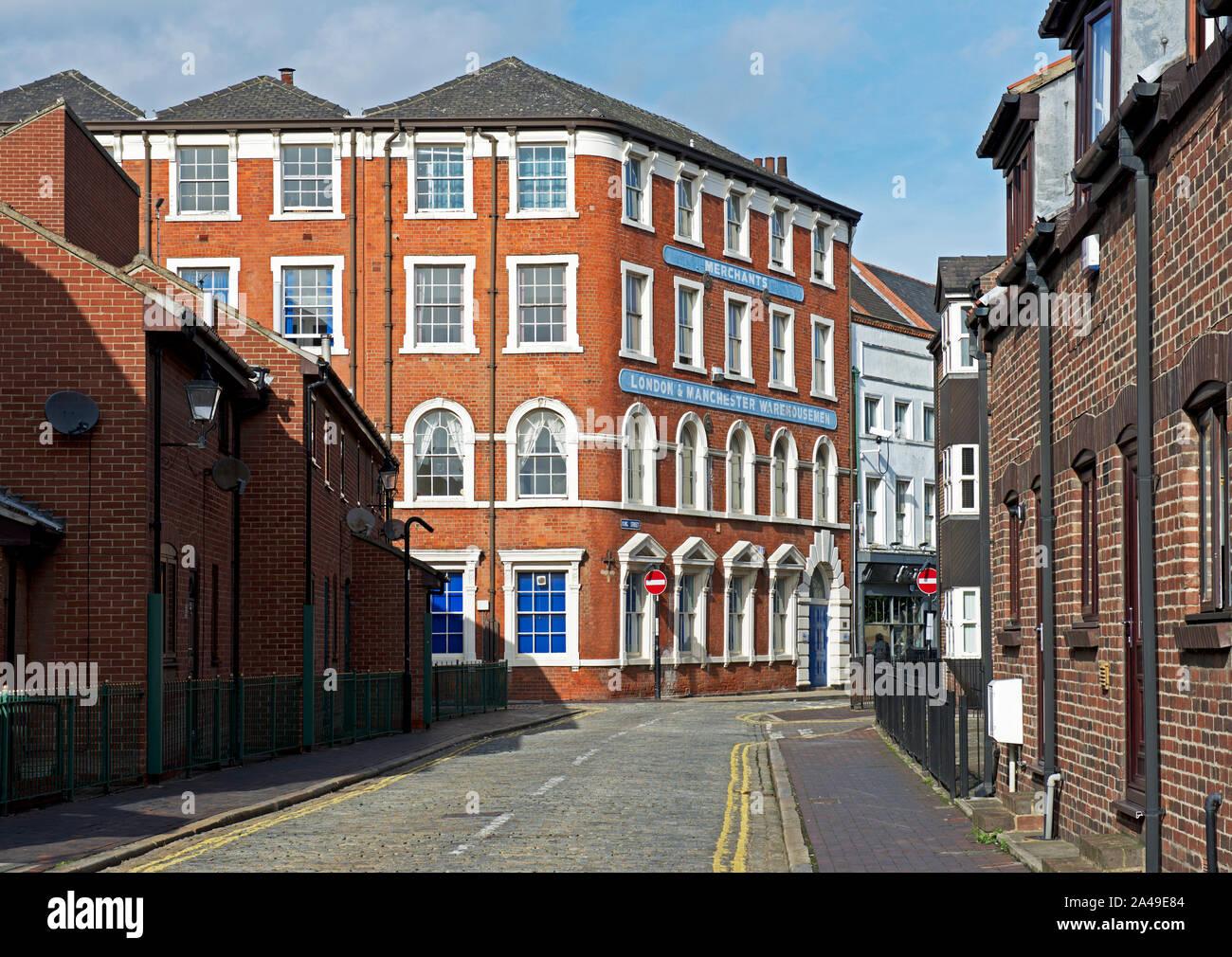 Londra e Manchester Warehousemen edificio, King Street, Kingston upon Hull, East Yorkshire, Inghilterra, Regno Unito Foto Stock