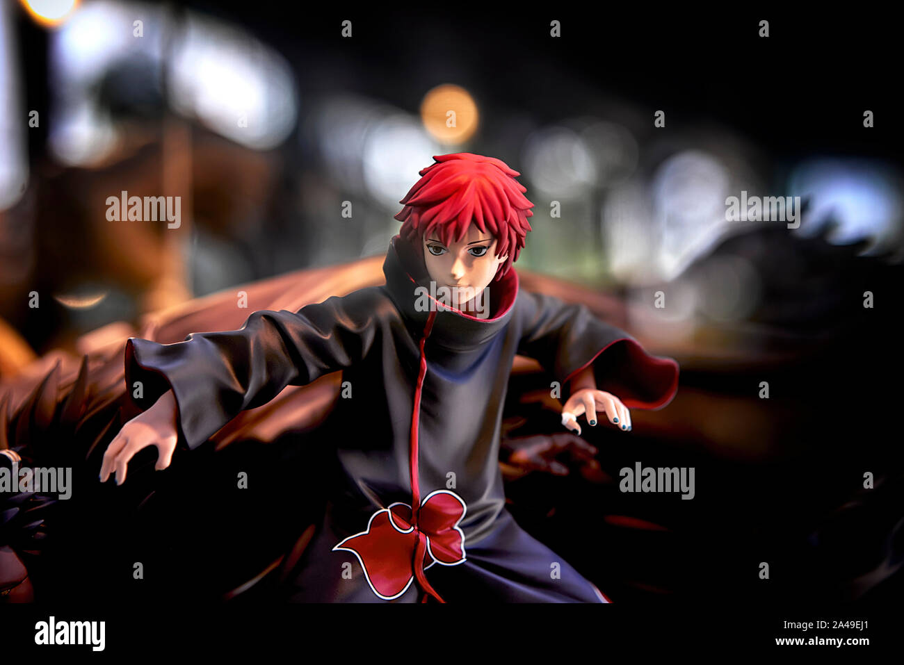 Anime giapponese. Statua e figurina del personaggio giapponese anime fumetto Foto Stock