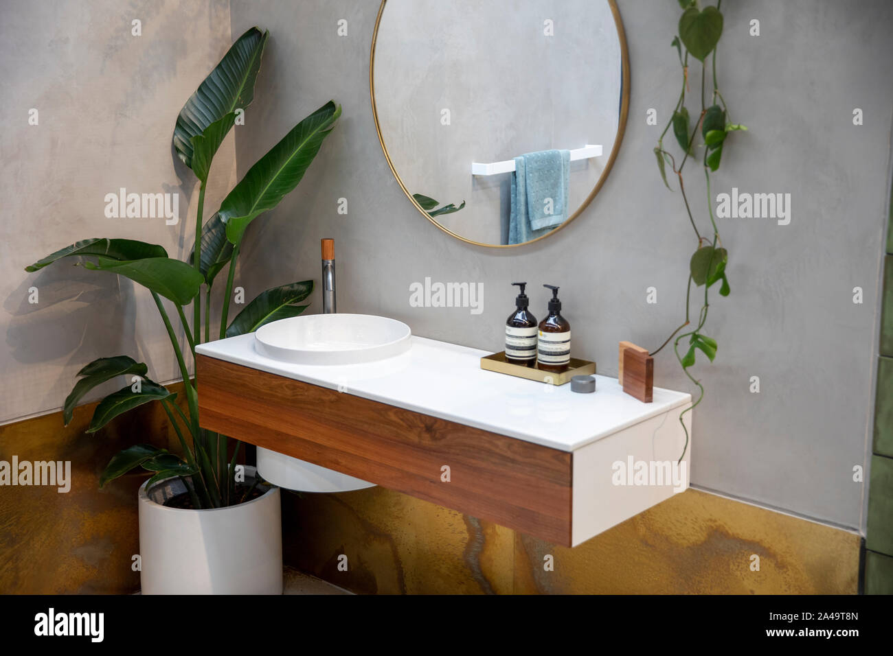 Bagno australiana Caroma produttore e i loro eleganti bagni e docce showroom in Alessandria,Sydney , Australia Foto Stock