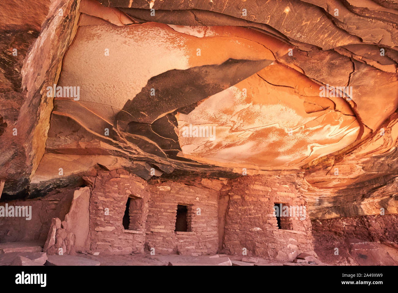 Strada Canyon dello Utah, Stati Uniti d'America Foto Stock