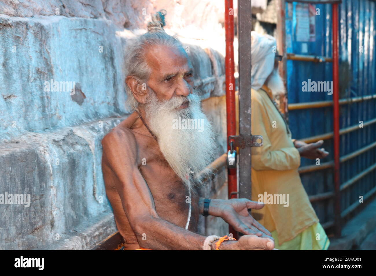 Sant indù in India Foto Stock