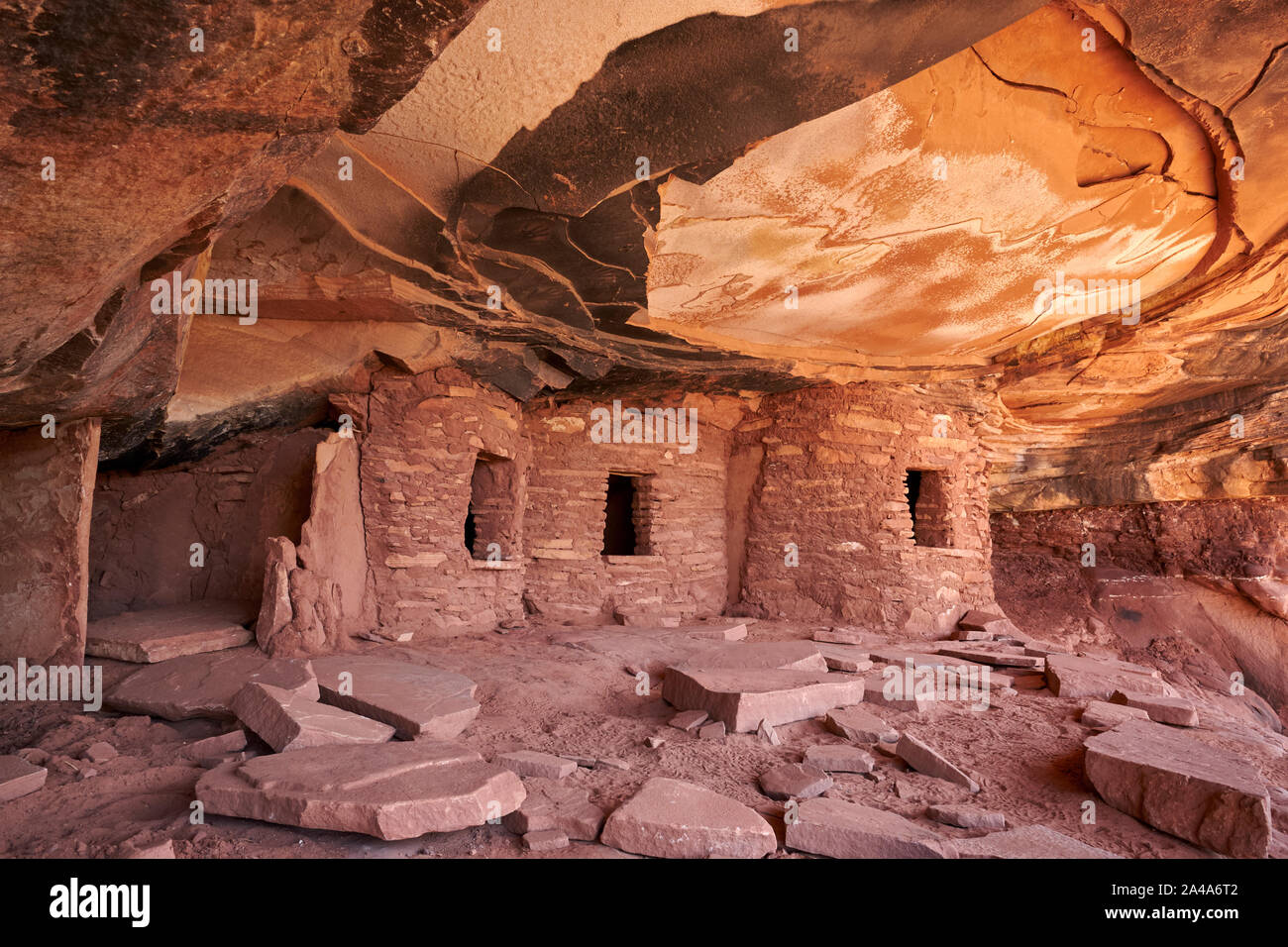 Strada Canyon dello Utah, Stati Uniti d'America Foto Stock