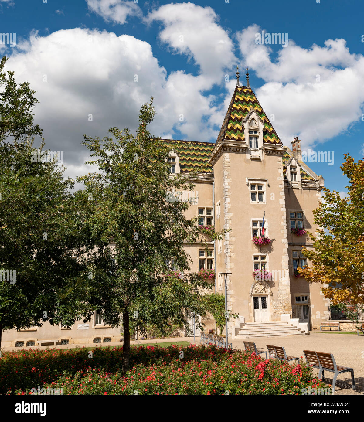 La Mairie a Meursault, Côte-d'o reparto, Bourgogne-Franche-Comté, Francia. Foto Stock La Mairie a Meursault, Côte-d'o reparto, Bourgogne-Franche-Comté, Francia. Foto Stock