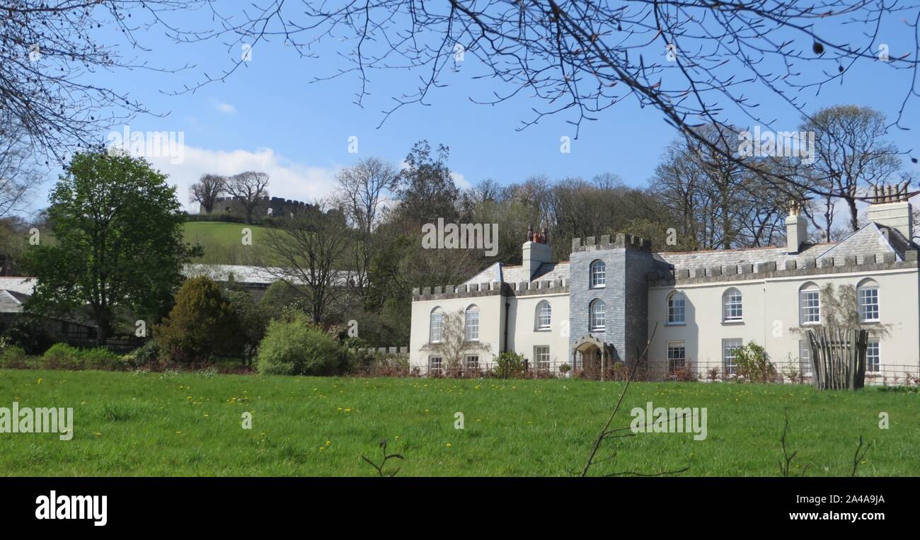 Restormel Castle 190415 Foto Stock